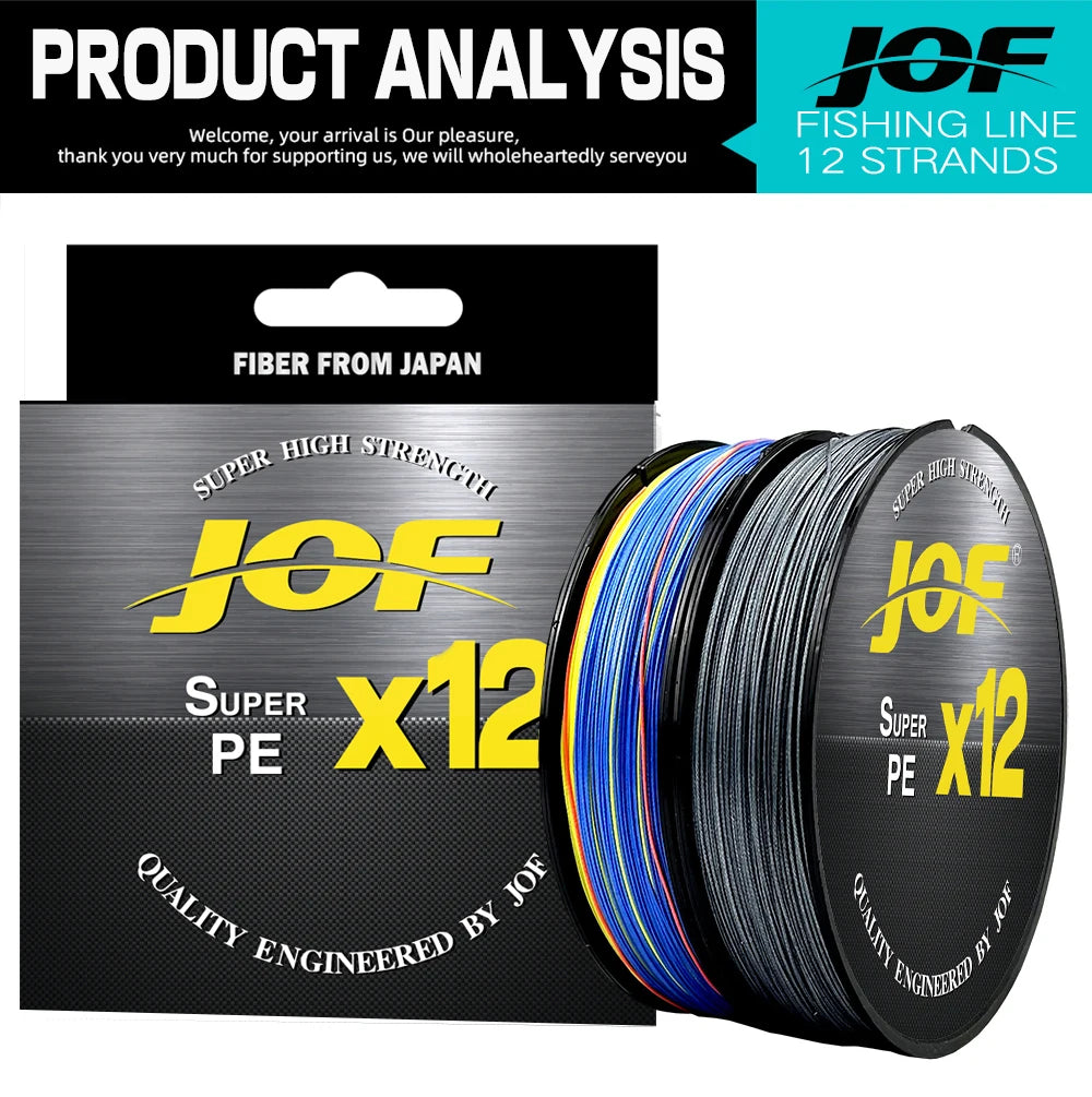 Braided Fishing Line  Saltwater Fishing Weave Multifilament X12