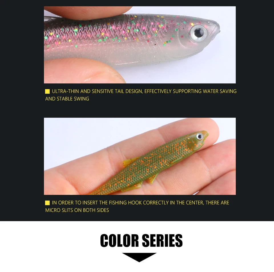 Predator Fishing 3d eyes Soft lure Fishing lures