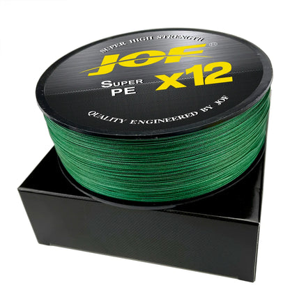 Braided Fishing Line  Saltwater Fishing Weave Multifilament X12